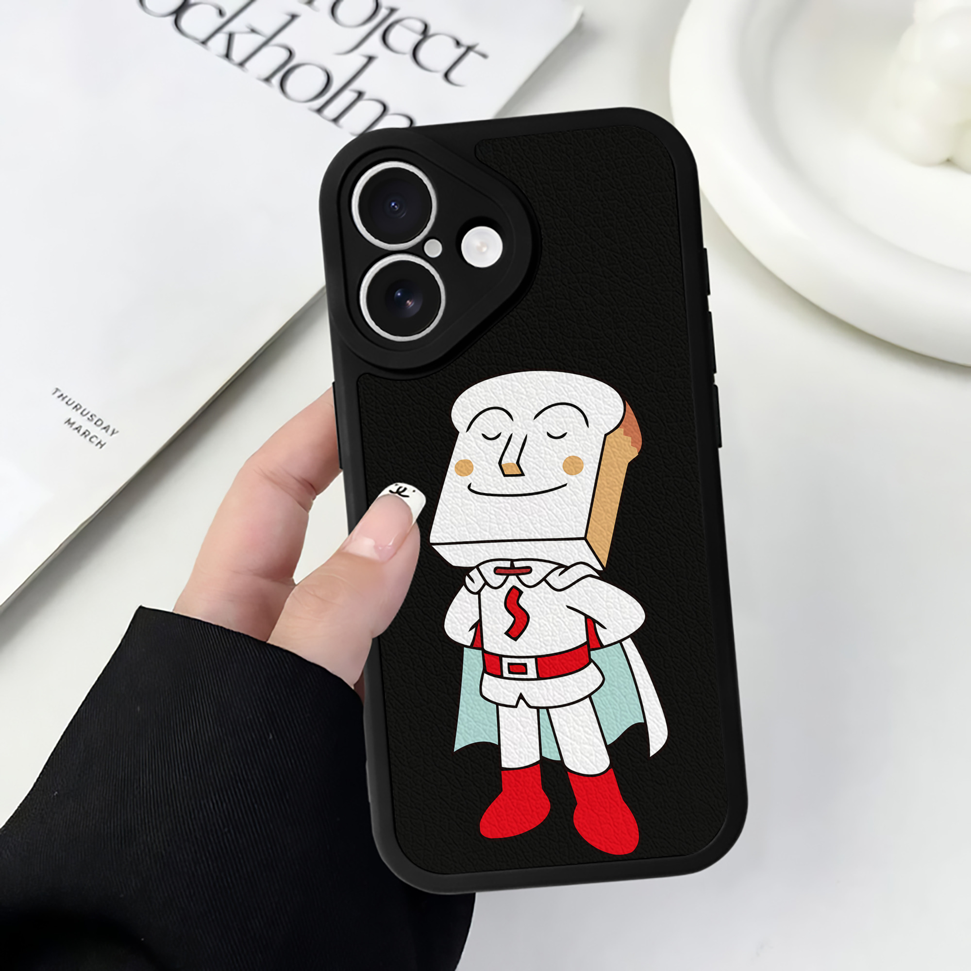 （画像用） アンパンマン Anpanman 【iPhone 16シリーズ対応】シリコンスマホケース（レザー調） 材質：シリコン